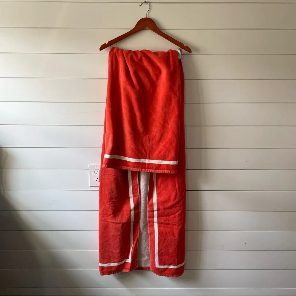 COACH- Beach Towel- Huge, Vibrant Red Color